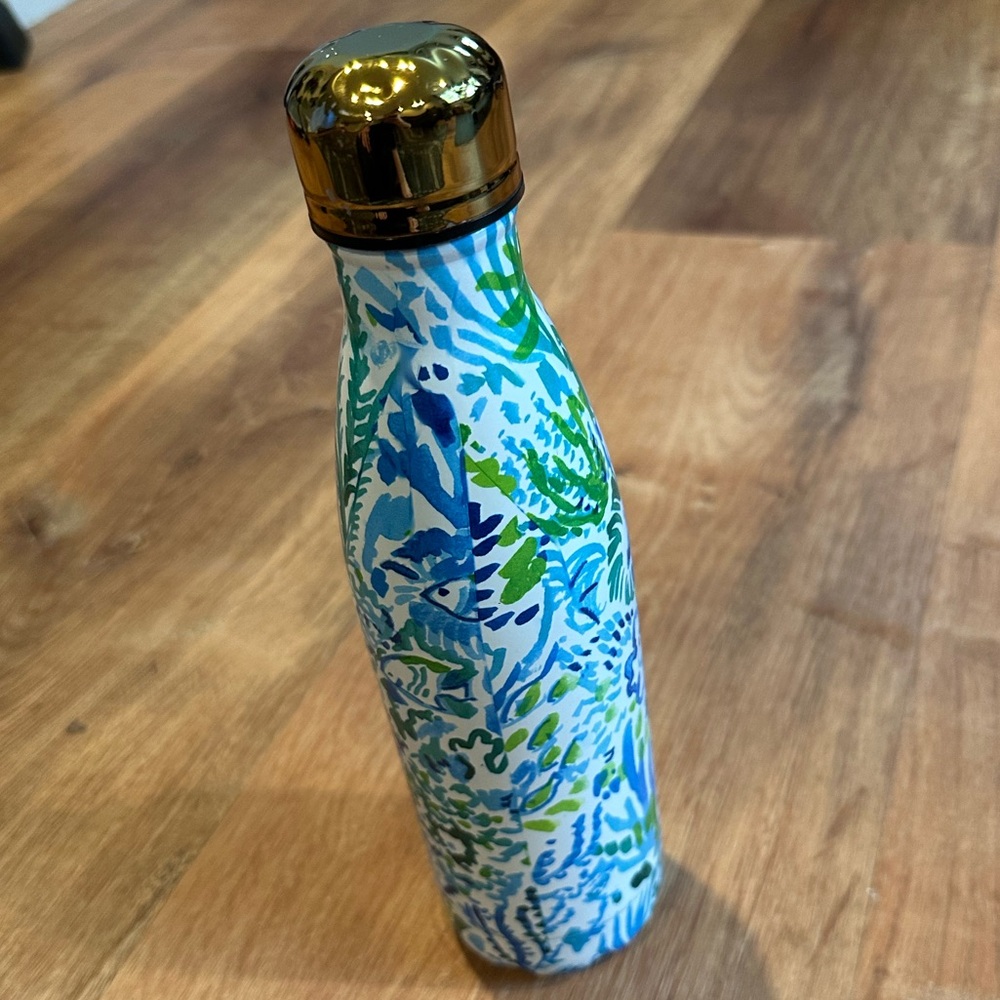 🐢 Lilly Pulitzer x S’well 17 oz Water Bottle – Tortuga Time Turtle Print 💙